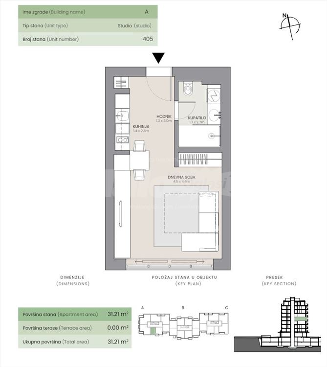 SOUL 64 | Dizajnerski studio 1.0 34m² + GM + bazen — 11