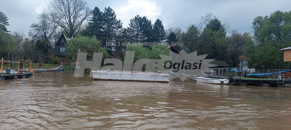 Splav-Pontoni i plovno mesto na Adi Međici — 2