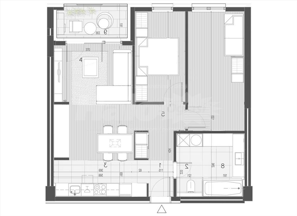 SunCity namesten stan od 73 kvadrata — 11