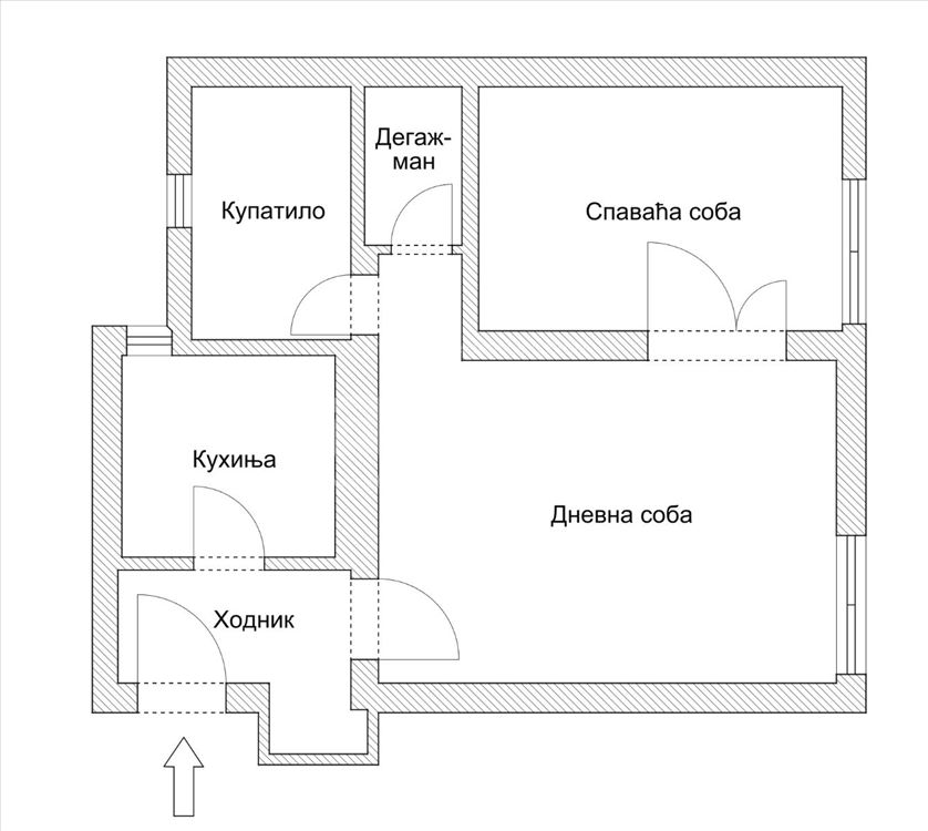 Tih, 2-soban stan na gornjem Dorćolu — 11