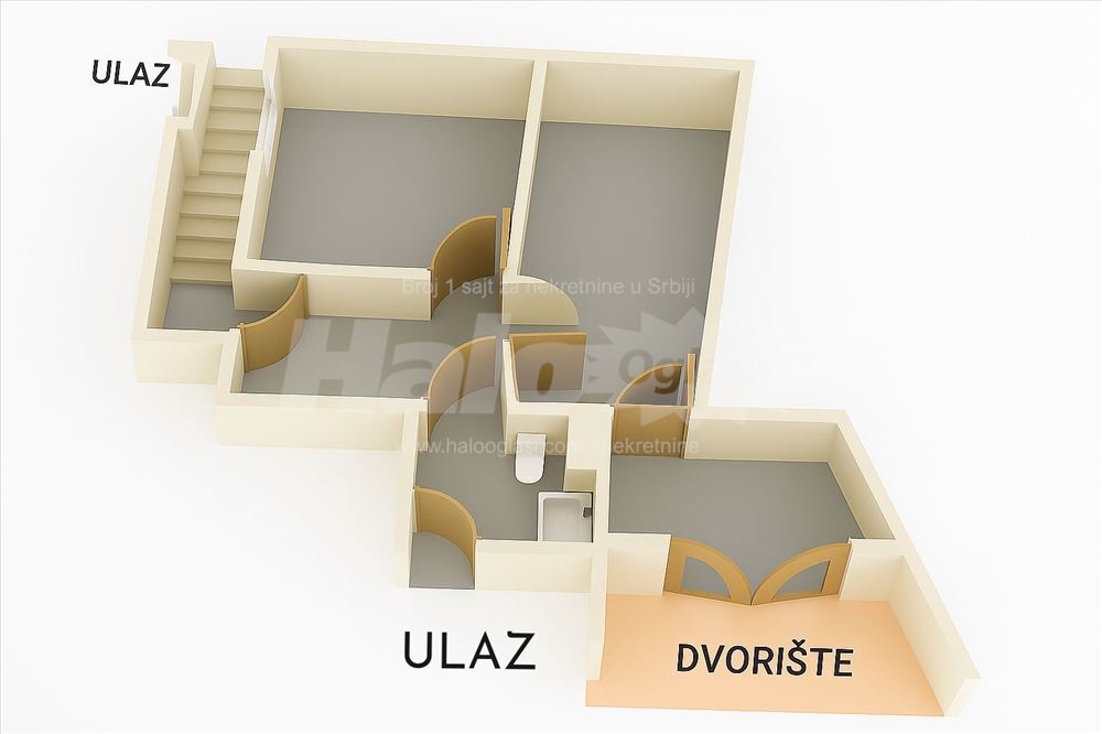 Svetao stan u srcu grada–idealna investicija, Trg — 3