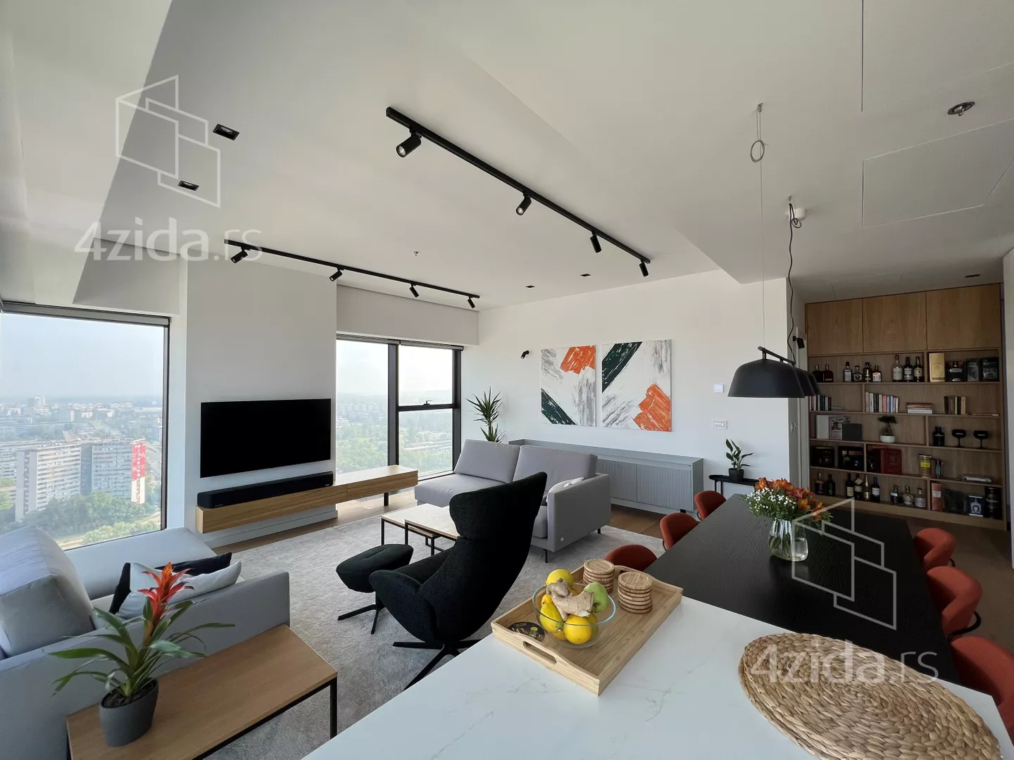 Trosoban stan za izdavanje, Omladinskih Brigada, 2.500€, 96m² — 2