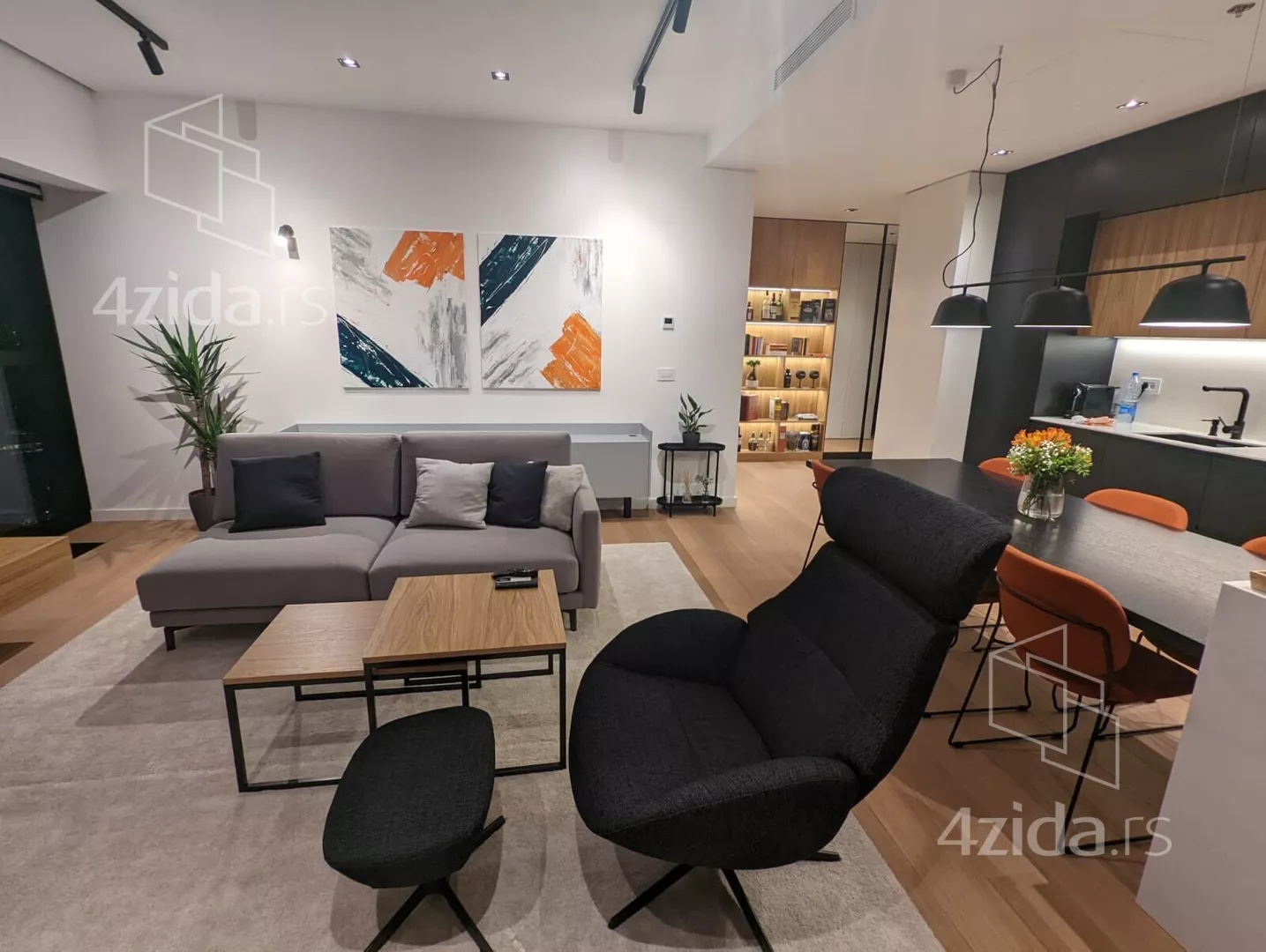 Trosoban stan za izdavanje, Omladinskih Brigada, 2.500€, 96m² — 4