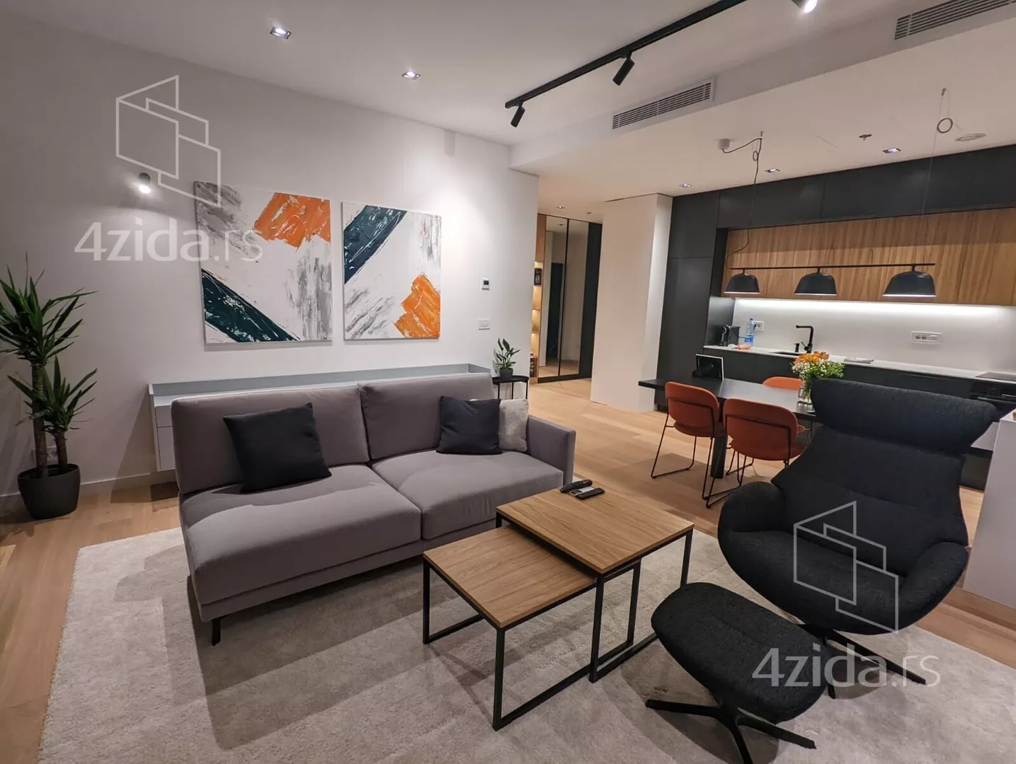 Trosoban stan za izdavanje, Omladinskih Brigada, 2.500€, 96m² — 5
