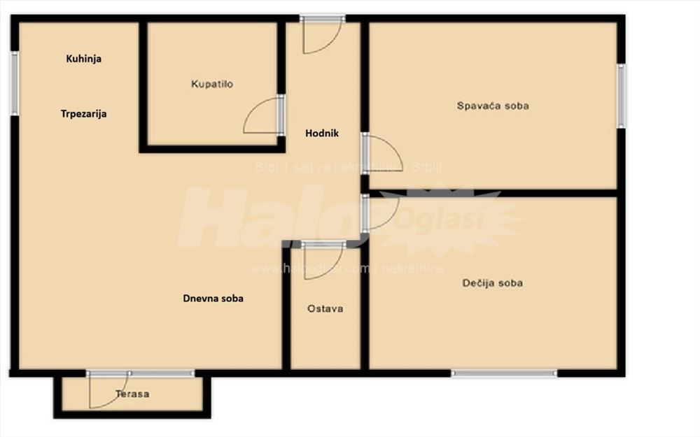 Voždovac, Medaković, 3.0, renoviran, 62m2 — 13