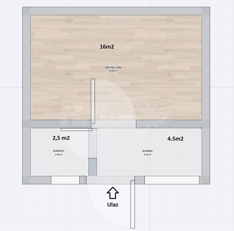 Zemun,Kej Oslobođenja 65,kod restorana Šaran, 23m2 — 7